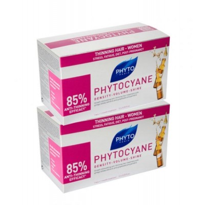 Phyto Phytocyane Duo Monodoses Queda Mulher com Desconto de 50% na 2ª Embalagem