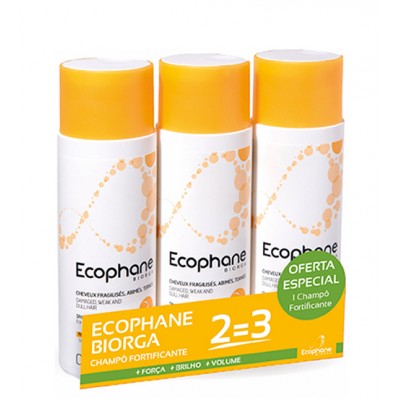 Biorga Ecophane Trio Champô Fortificante 3 x 200 ml com Oferta de 3ª Embalagem