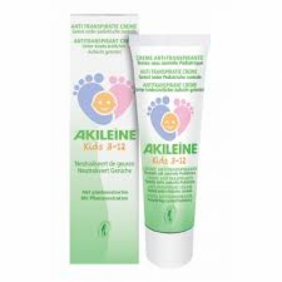 Akileïne Kids 3-12 Creme Antitranspirante 50 ml + Mini Jogo