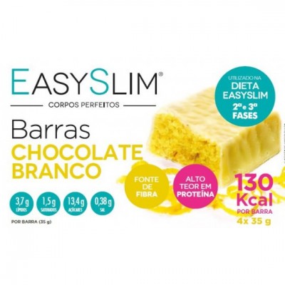 Easyslim Barras Choc Branco 35g X4