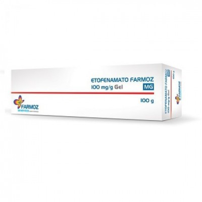 Etofenamato Farmoz MG, 100 mg/g-100 g x 1 gel bisnaga