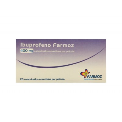 Ibuprofeno Farmoz, 400 mg x 20 comp rev
