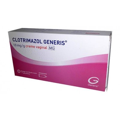 Clotrimazol Generis MG, 10 mg/g x 1 creme vag bisnaga