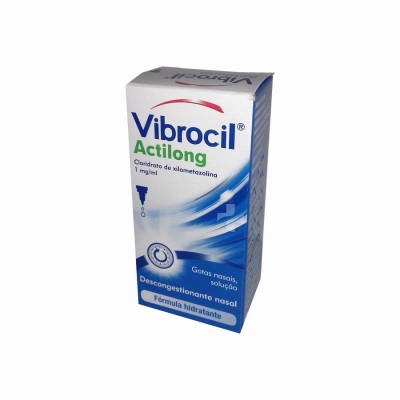 Vibrocil Actilong, 1 mg/mL-10 mL x 1 sol nasal conta-gotas