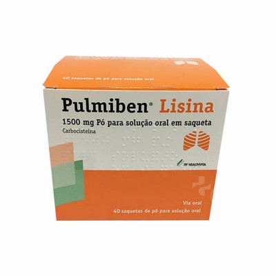 Pulmiben Lisina, 1500 mg x 40 pó sol oral saq