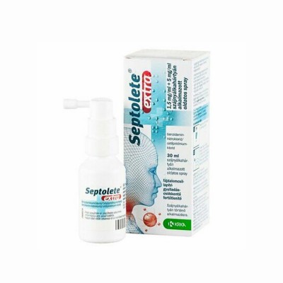 Septolete Duo Spray, 1,5/5mg/mL-30mL x 1 sol pulv bucal