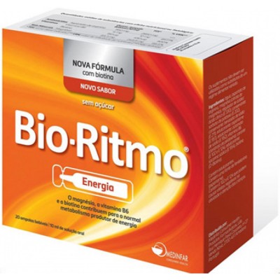 Bio-Ritmo Energia Duo Ampolas Bebíveis 20 x 10 ml com Oferta de 2ª Embalagem