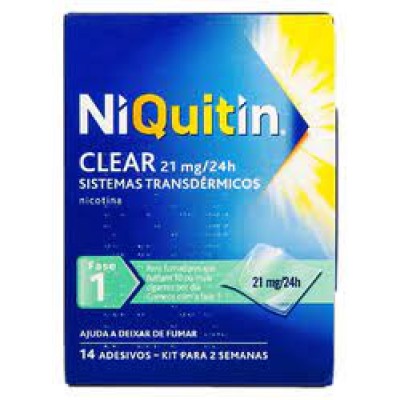 Niquitin Clear, 21 mg/24 h x 14 sist transder