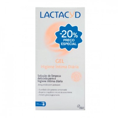 Lactacyd Íntimo Gel higiene íntima diária 200 ml com Desconto de 20%