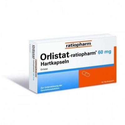 Orlistato Ratiopharm, 60 mg x 84 cáps