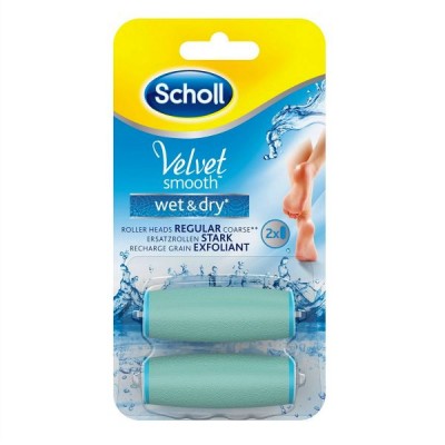 Scholl Velv Smoth Wet Dry Recarg Lima El X2