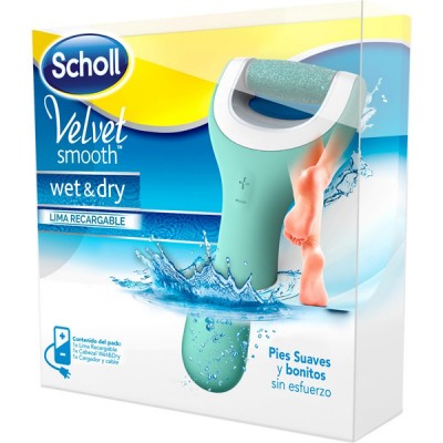 Scholl Velv Smoth Wet Dry Lima Recarreg Pes