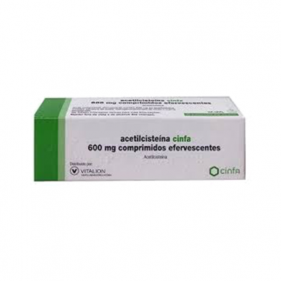 Acetilcisteína Cinfa, 600 mg x 20 comp eferv
