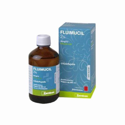 Fluimucil 2%, 20 mg/mL-200 mL x 1 sol oral mL