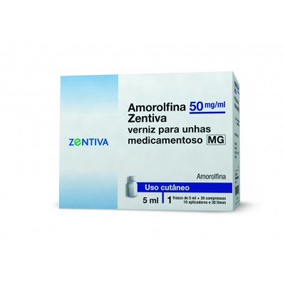 Amorolfina Zentiva MG, 50 mg/mL-5 mL x 1 verniz