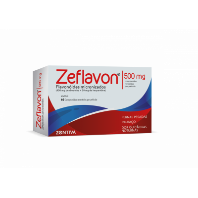 Zeflavon , 500 mg Blister 60 Unidade(s) Comp revest pelic