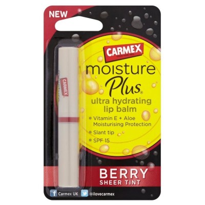 Carmex Moisture Plus Berry - Batom Cieiro Bálsamo Ultra Hidratante