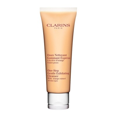 Clarins One-Step Gentle Exfoliating Cleanser - Limpeza e Esfoliação Facial para Todos os Tipos de Pe 125ml