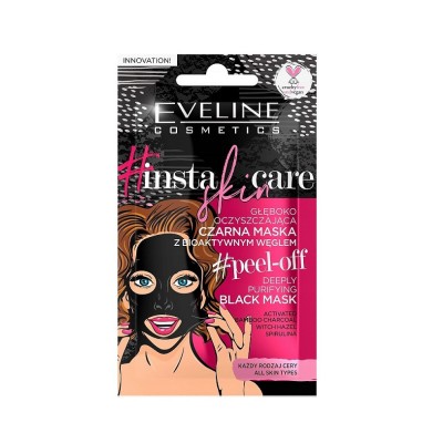 Eveline Cosmetics Insta Skin Care Máscara Facial Purificante Peel-Off