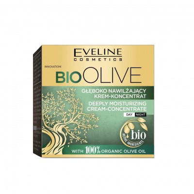 Eveline Cosmetics Bio Olive Creme Ultra Hidratante Concentrado Dia & Noite 50ml