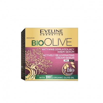 Eveline Cosmetics Bio Olive Creme Rejuvenescedor Anti-Envelhecimento Dia & Noite 50ml