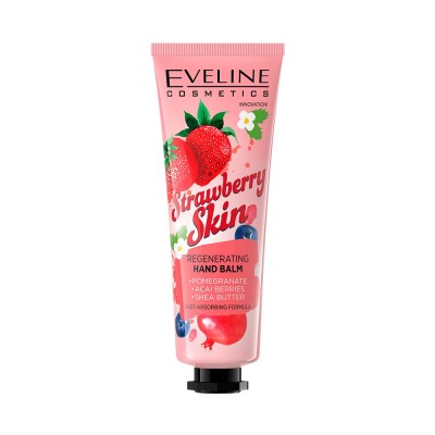 Eveline Cosmetics Bálsamo de Mãos Regenerador Strawberry Skin 50ml