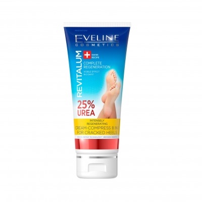 Eveline Cosmetics Revitalum Creme Regenerador para Pés e Calcanhares Gretados 8 em 1 75ml
