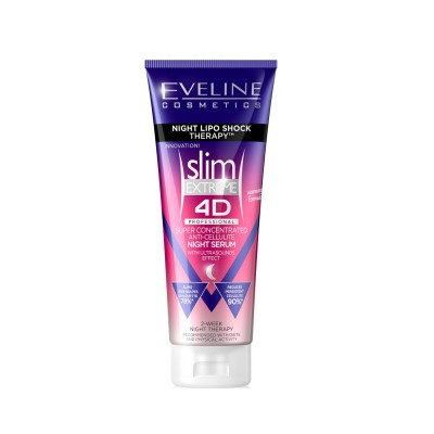 Eveline Cosmetics Slim Extreme 4D Sérum de Noite Anti-Celulite Super Concentrado 250ml