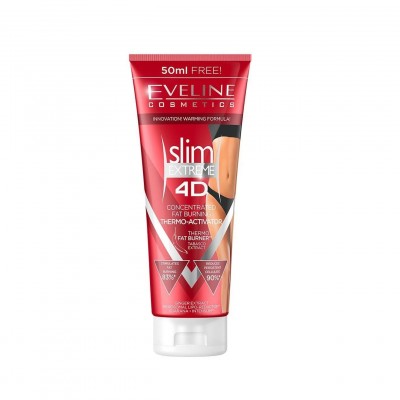 Eveline Cosmetics Slim Extreme 4D Sérum Concentrado Termoativo para Queimar Gordura 250ml