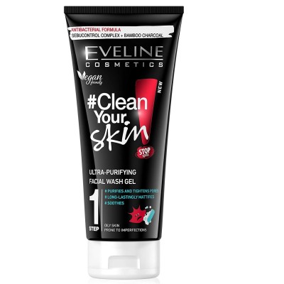Eveline Cosmetics Clean Your Skin Facial Wash Gel 200ml