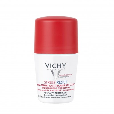 Vichy Stress Resist Desodorizante Intensivo Roll-On 72h para Peles Sensíveis 50ml