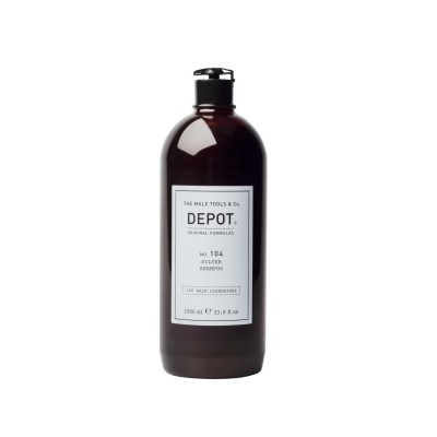 Depot Nº104 Silver Shampoo - Shampoo Específico para Cabelos Brancos ou Cinzentos 1000ml
