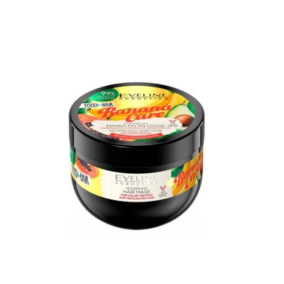 Eveline Cosmetics Food for Hair Banana Care Máscara Nutritiva para Cabelos Pintados