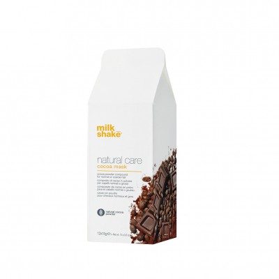 Milk_Shake Natural Care Cocoa Mask - Máscara/Composto de Cacau em Pó para Cabelos Normais e Grossos 12 x 15g