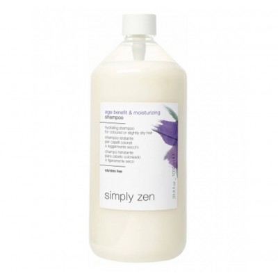 Simply Zen Age Benefit & Moisturizing Shampoo - Shampoo Hidratante para Cabelo com Coloração ou Lige 1000ml