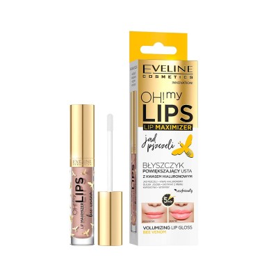 Eveline Cosmetics OH! My Lips Gloss Volumizador com Veneno de Abelha 4,5ml