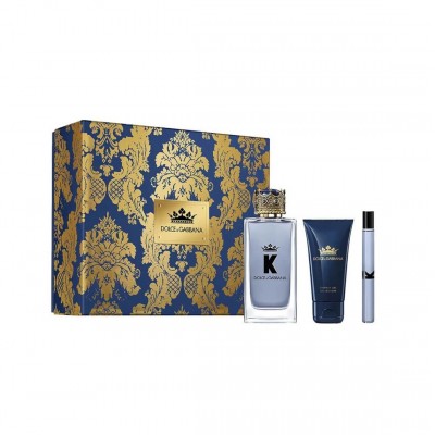 Dolce & Gabbana King Men Coffret Eau de Toilette 100ml + Shower Gel 50ml + Mini Eau de Toilette 10ml Coffret
