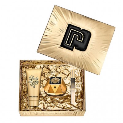 Paco Rabanne Lady Million Fabulous Eau de Parfum 80ml + Body Lotion 75ml + Mini Eau de Parfum 10ml Coffret