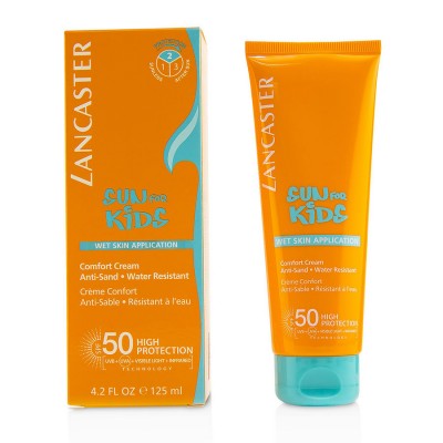 Lancaster Sun For Kids Comfort Cream (Wet Skin Application) SPF50 125ml
