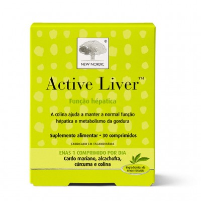New Nordic Active Liver Suplemento Alimentar 30 comprimidos