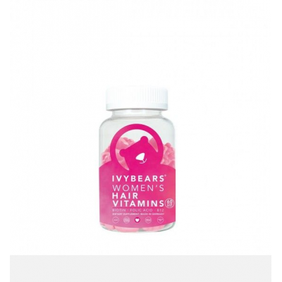 Ivy Bears Women's Hair Vitamins - Suplemento Vitamínico de Cabelo para Mulher