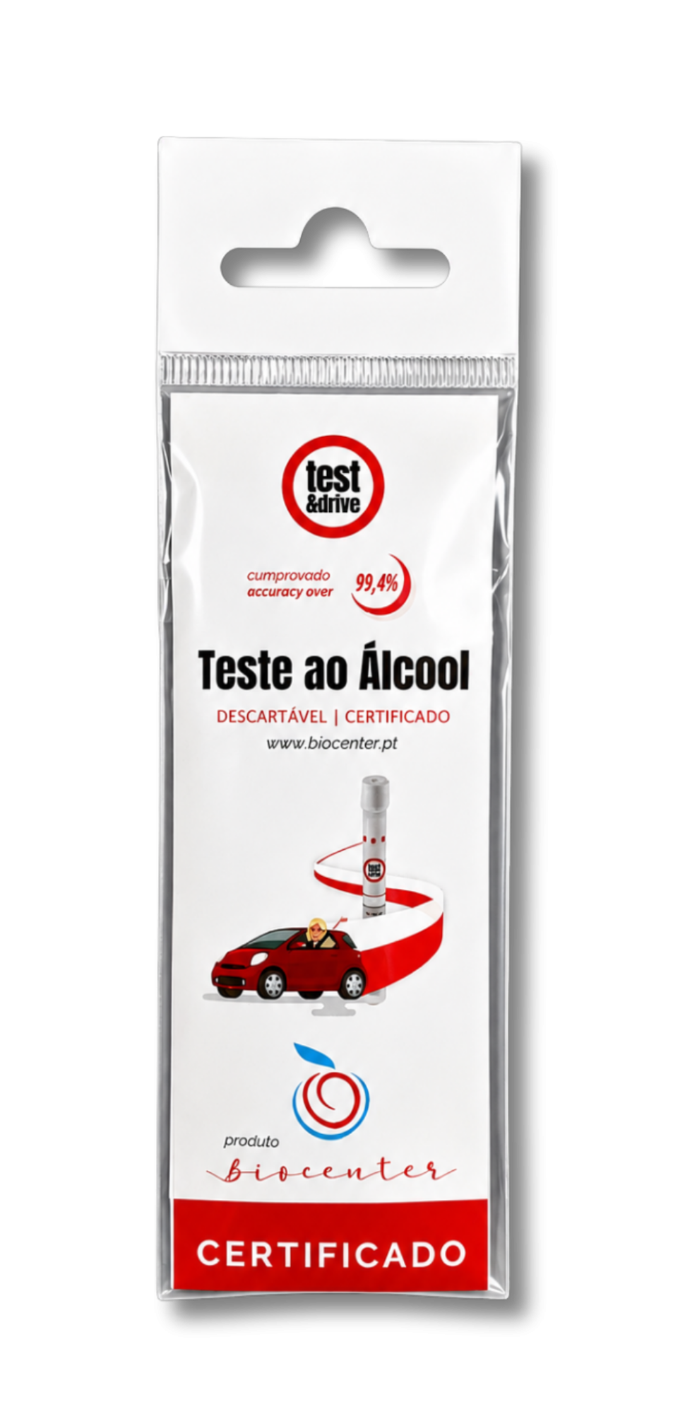 Teste Alcoolemia 1 unidade